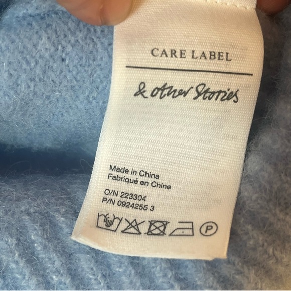 & Other Stories Light Blue Cardigan - Picture 6 of 7